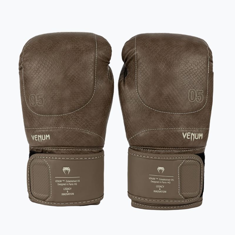Mănuși de box Venum Impact Evo Scales Boxing brown 2
