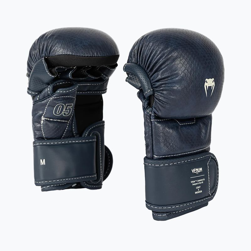 Mănuși MMA pentru sparring Venum Impact Evo Scales MMA midnight blue 2