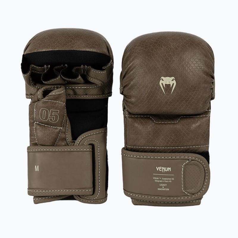 Mănuși de sparring MMA Venum Impact Evo Scales MMA brown 2