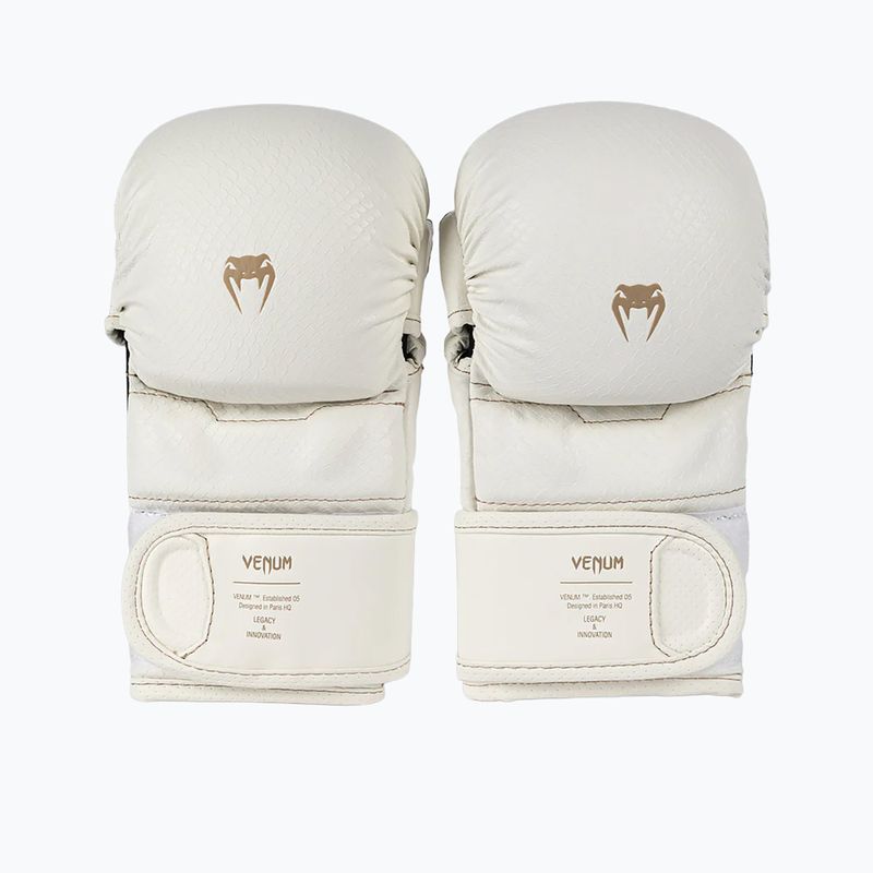 Mănuși de sparring MMA Venum Impact Evo Scales MMA ivory