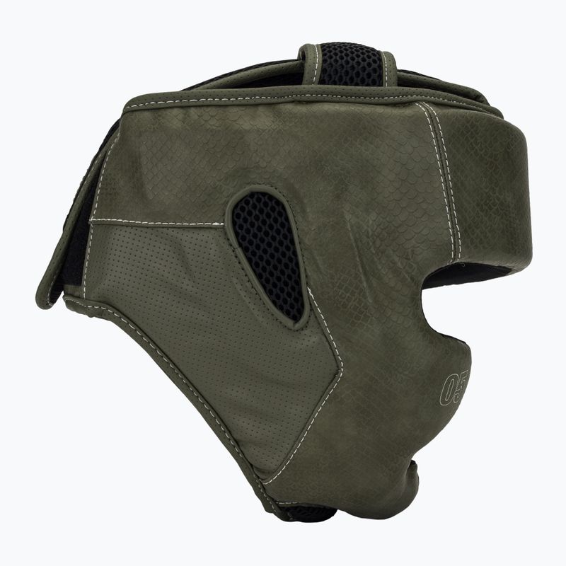 Cască de box Venum Impact Evo Scales Headgear army green 2