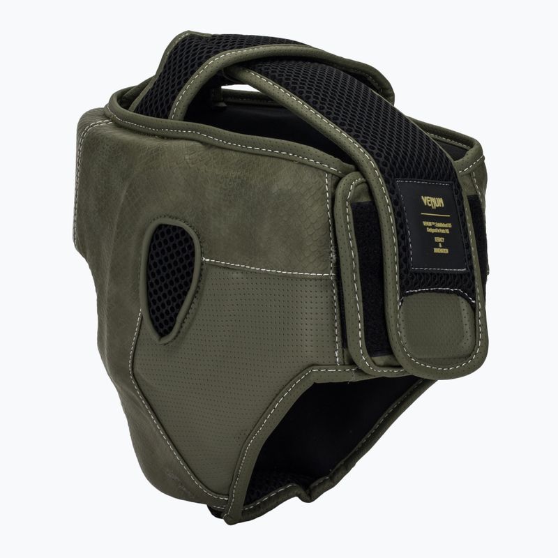 Cască de box Venum Impact Evo Scales Headgear army green 3