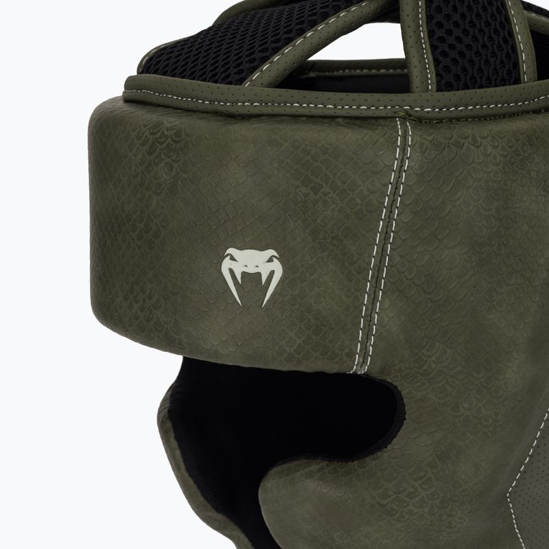 Cască de box Venum Impact Evo Scales Headgear army green 4