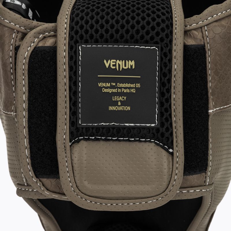 Cască de box Venum Impact Evo Scales Headgear brown 5