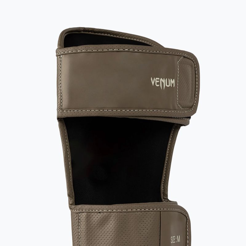 Apărători pentru tibii și picioare Venum Impact Evo Scales Shinguards brown 4