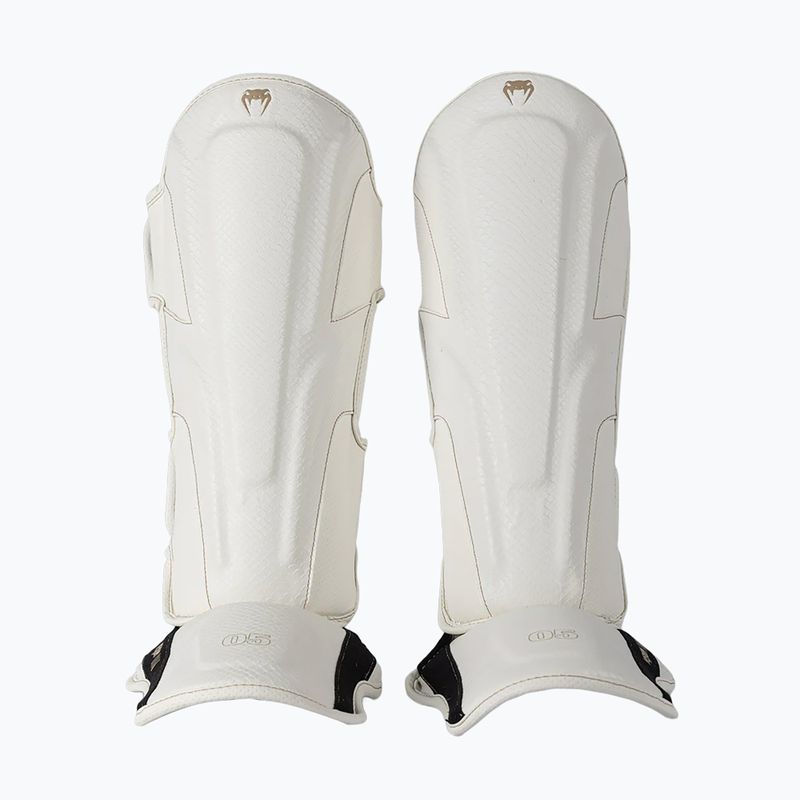 Apărători pentru tibii și picioare Venum Impact Evo Scales Shinguards ivory