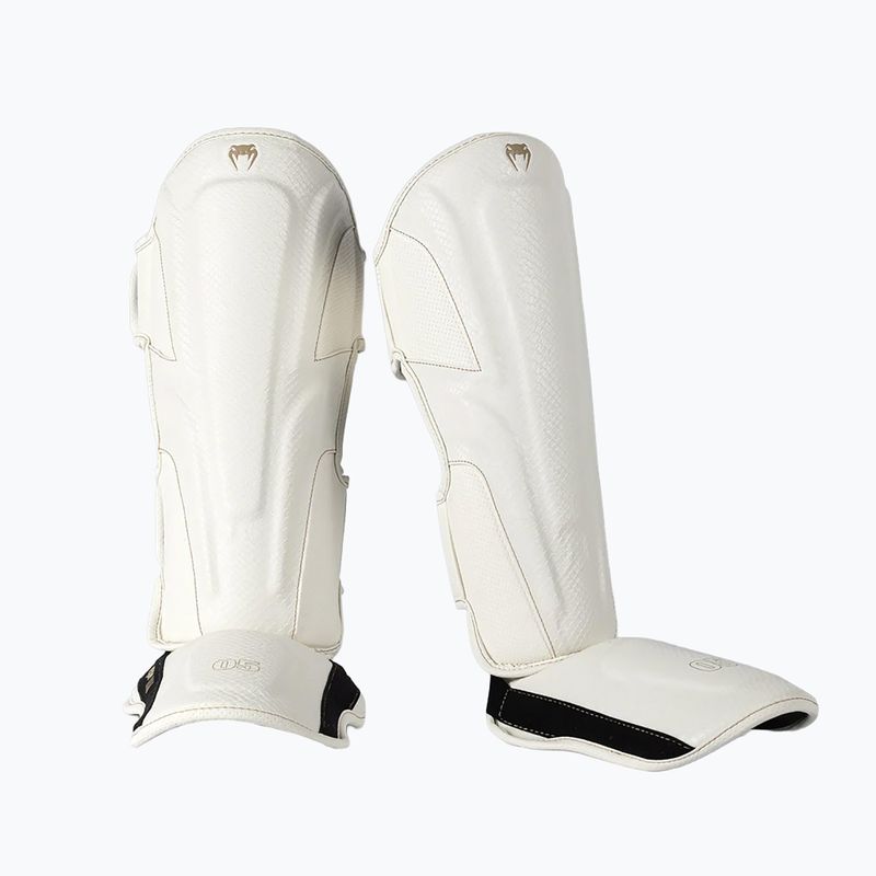 Apărători pentru tibii și picioare Venum Impact Evo Scales Shinguards ivory 2
