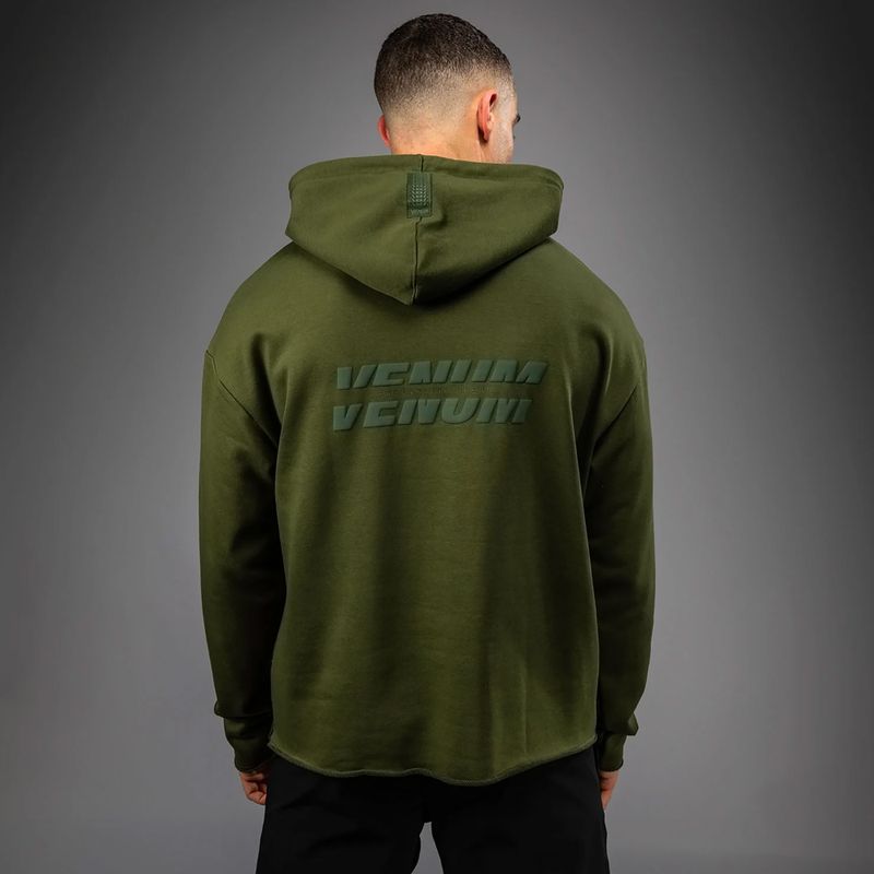 Hanorac bărbați Venum Divide Hoodie khaki 3