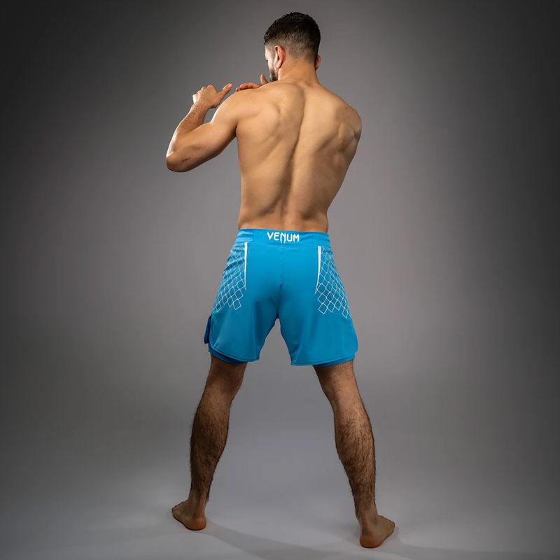 Pantaloni scurți de antrenament pentru bărbați Venum X WOW FC fury pacific blue 3