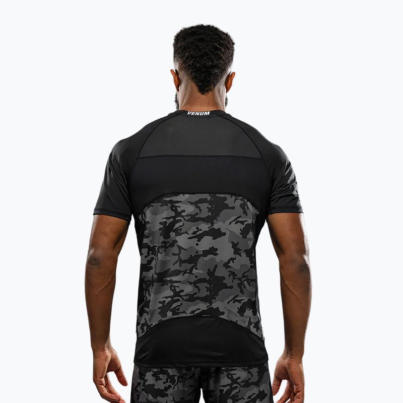 Tricou de antrenament pentru bărbați Venum X Polaris Dry Tech negru/gri furtună 3