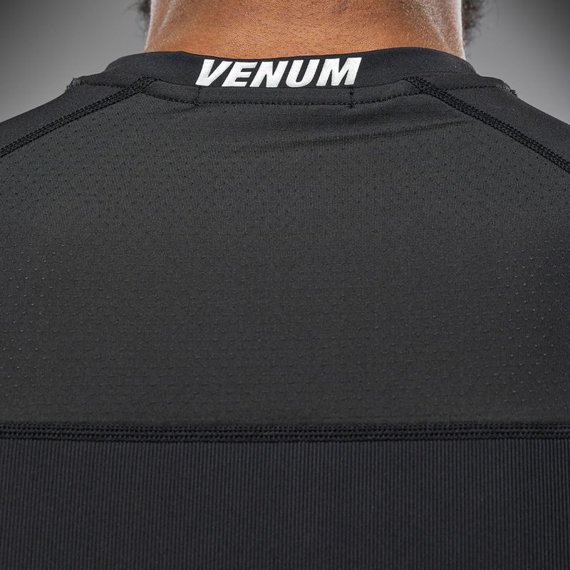 Tricou de antrenament pentru bărbați Venum X Polaris Dry Tech negru/gri furtună 7