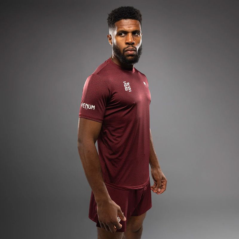 Tricou de antrenament pentru bărbați Venum X Ares 2.0 Dry Tech burgundy 4