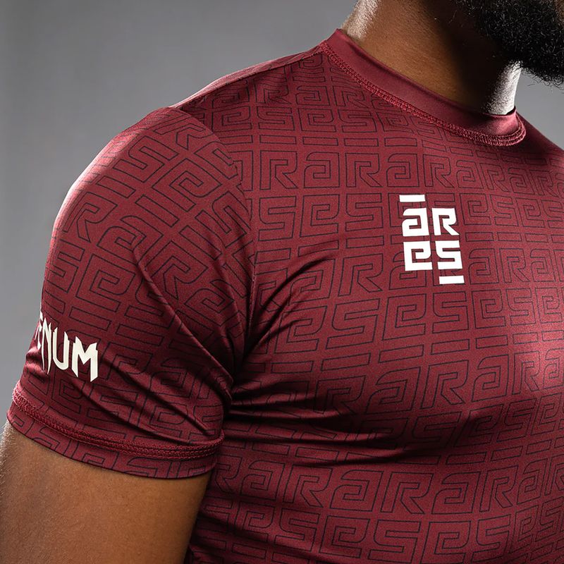 Tricou de antrenament pentru bărbați Venum X Ares 2.0 Dry Tech burgundy 6
