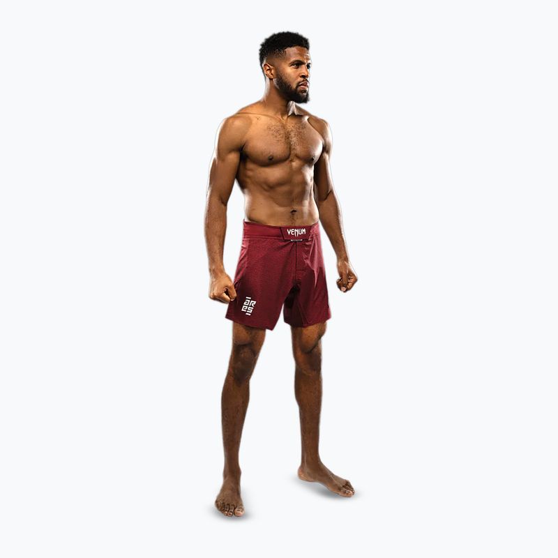 Pantaloni scurți de antrenament pentru bărbați Venum X Ares 2.0 burgundy 2
