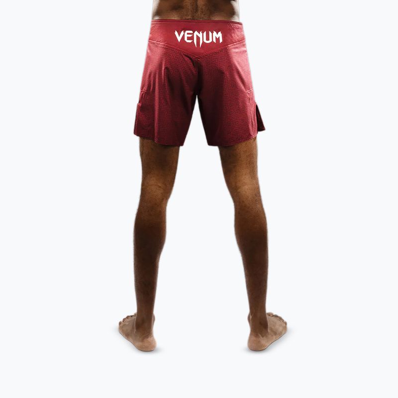 Pantaloni scurți de antrenament pentru bărbați Venum X Ares 2.0 burgundy 3