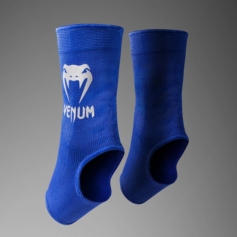Apărători de glezne Venum Kontact Ankles Supports royal blue/silver 3