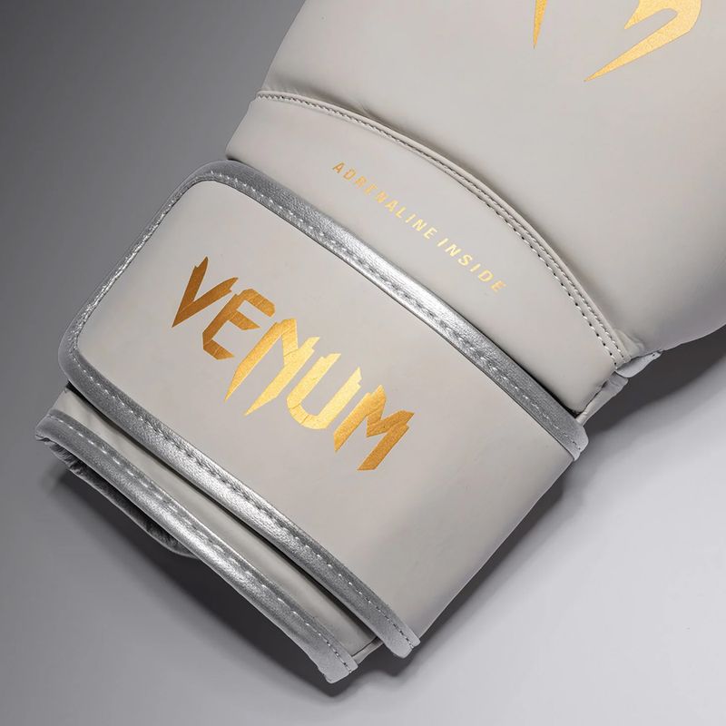 Mănuși de box Venum Contender 1.5 ivory/gold 4