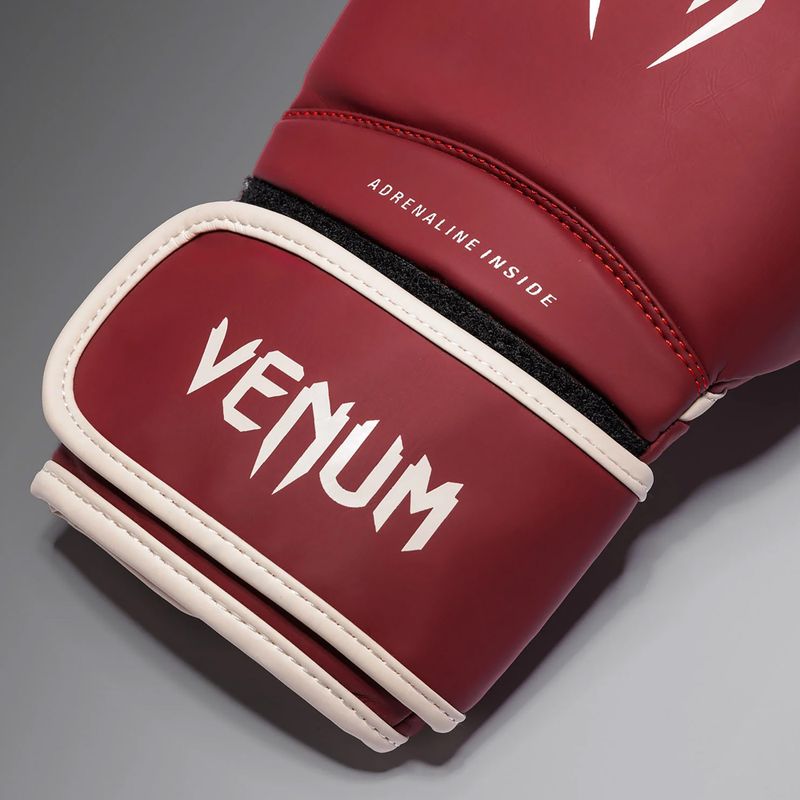 Mănuși de box Venum Contender 1.5 burgundy/sand 4