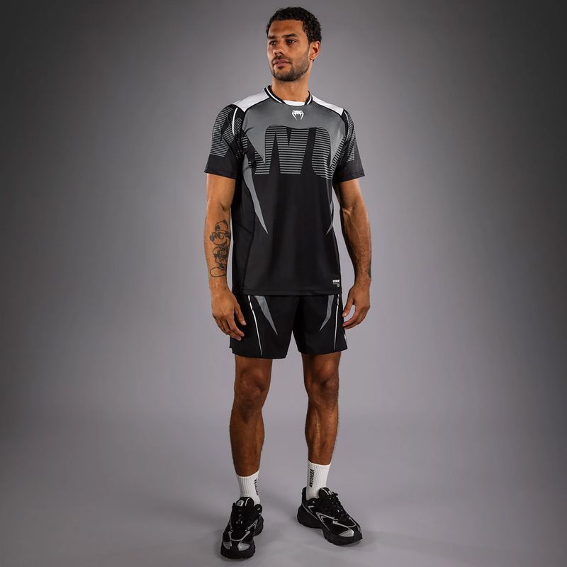 Tricou pentru bărbați Venum Adrenaline Dry-tech black/silver grey 2