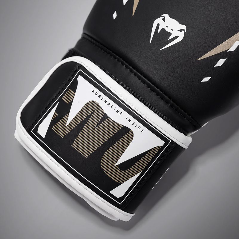 Mănuși de box Venum Adrenaline Boxing black/sand 4