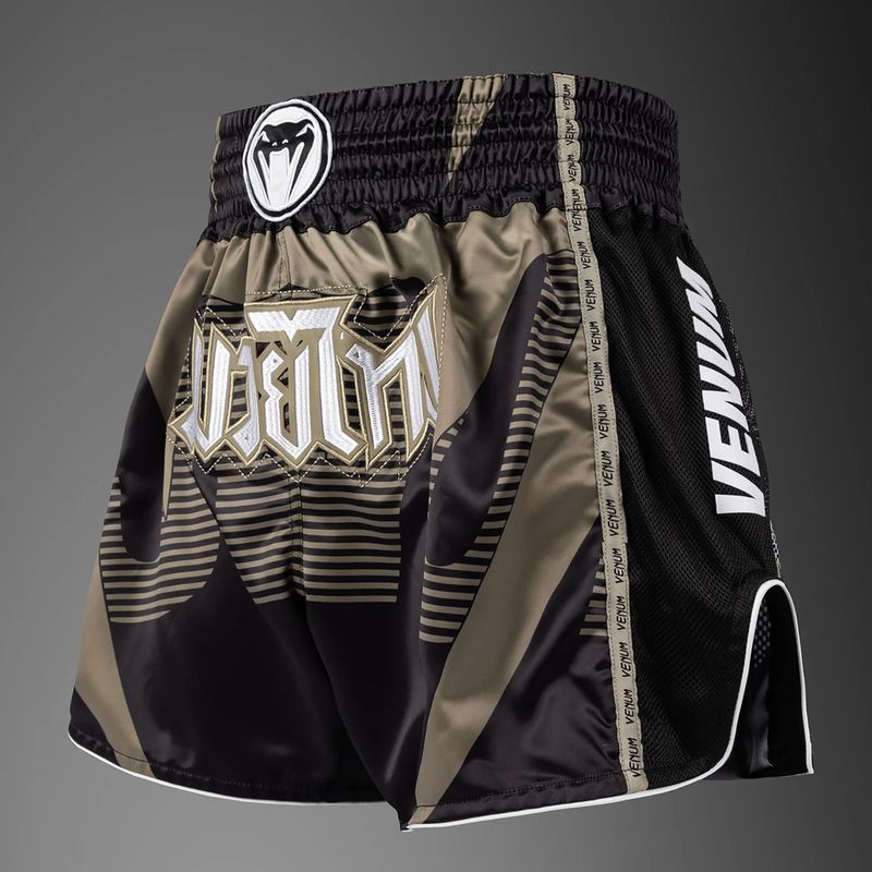 Pantaloni scurți de antrenament pentru bărbați Venum Adrenaline Muay Thai black/sand 2