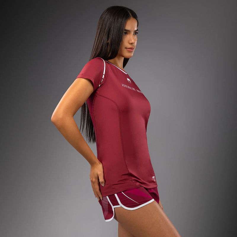 Tricou pentru femei Venum Adrenaline Dry-Tech burgundy/pink 4