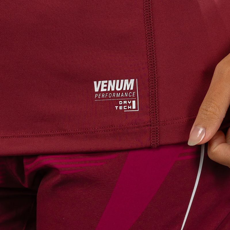 Tricou pentru femei Venum Adrenaline Dry-Tech burgundy/pink 5