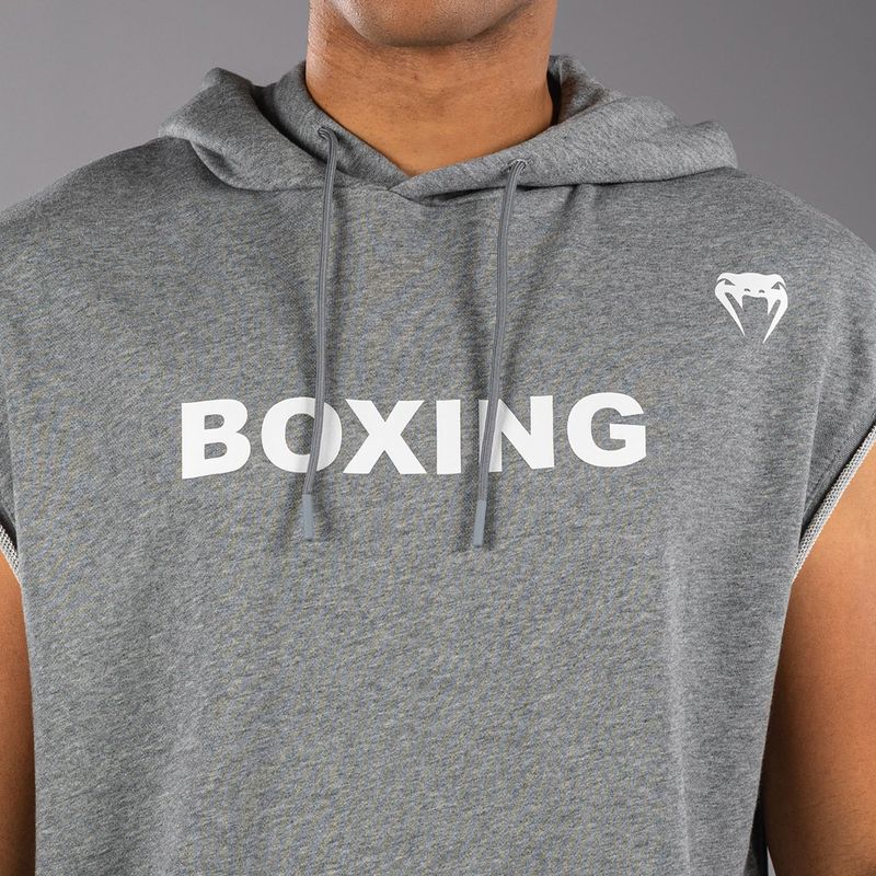 Bluză pentru bărbați Venum Boxing VT Sleeveless Hoodie heather grey 5