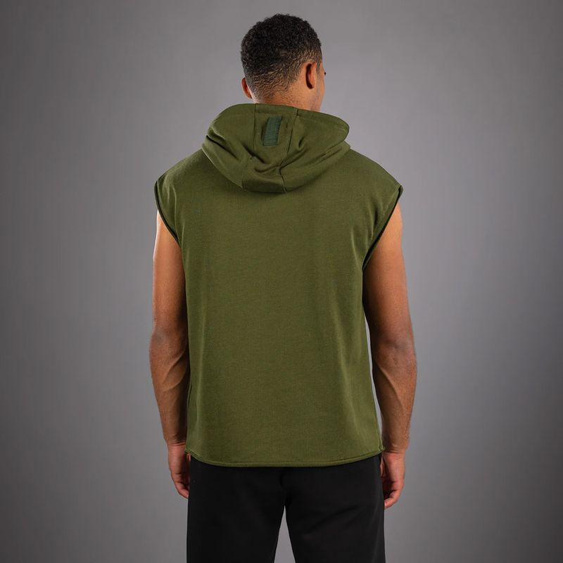 Bluză pentru bărbați Venum Muay Thai VT Sleeveless Hoodie military green 2