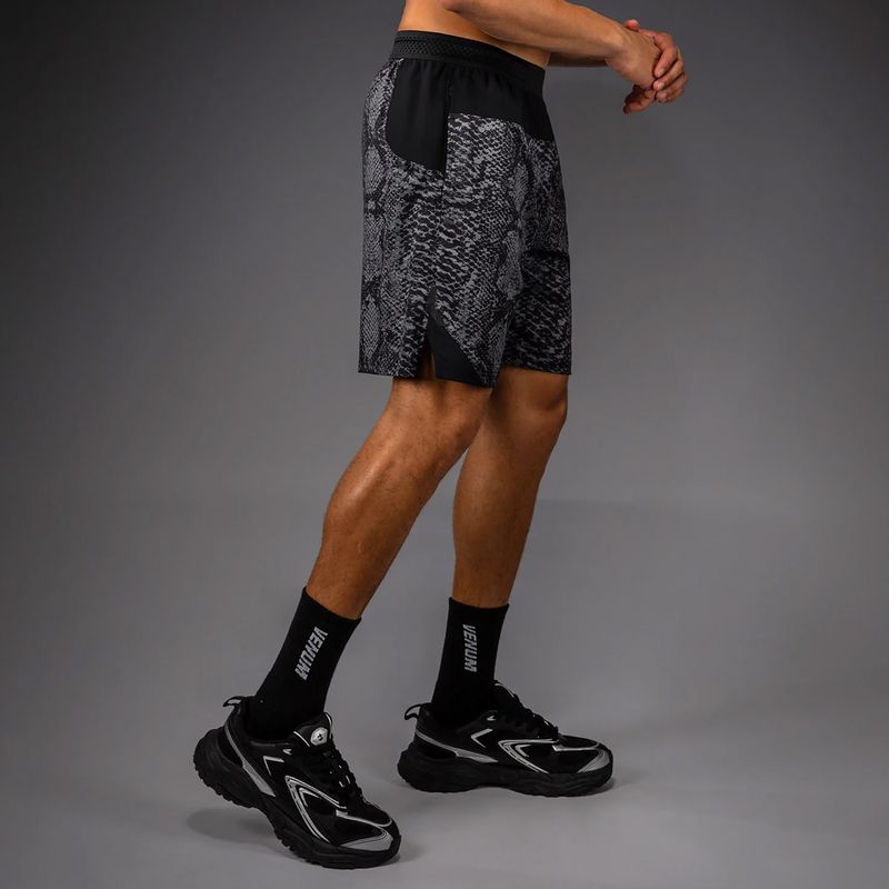 Pantaloni scurți de antrenament pentru bărbați Venum G-Fit Scales Training black/charcoal grey 4