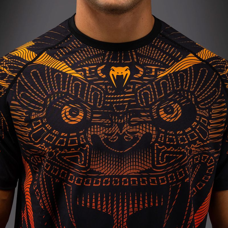Tricou pentru bărbați Venum Quetzal Fury Dry-Tech black/fury red/tangerine 5