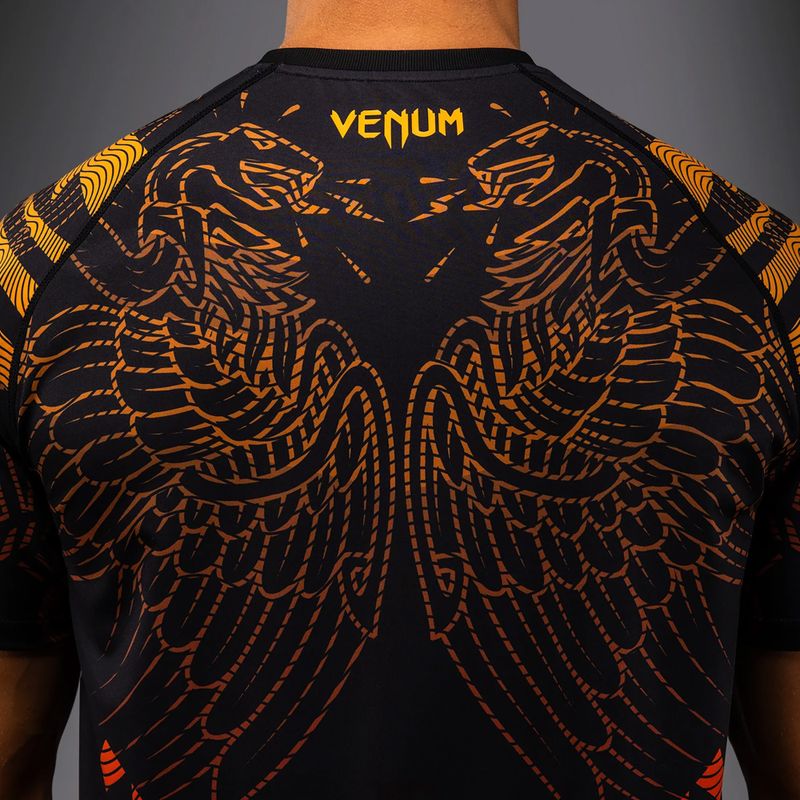Tricou pentru bărbați Venum Quetzal Fury Dry-Tech black/fury red/tangerine 6