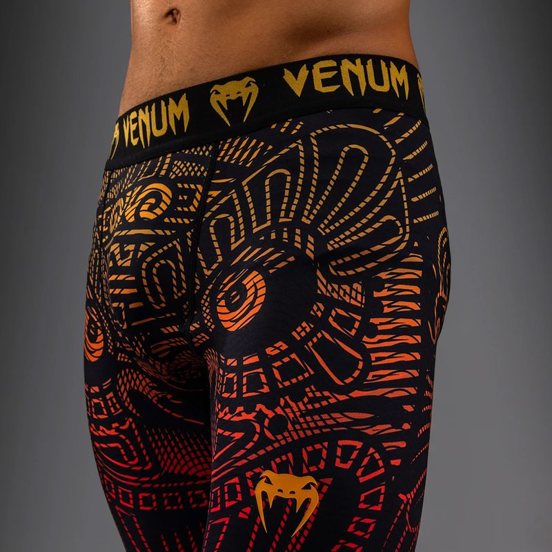 Pantaloni scurți de antrenament pentru bărbați Venum Quetzal Fury Vale Tudo black/fury red/tangerine 4