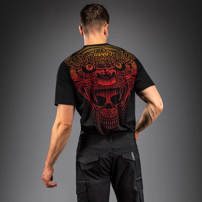 Tricou pentru bărbați Venum Quetzal Fury black/fury red/tangerine 2