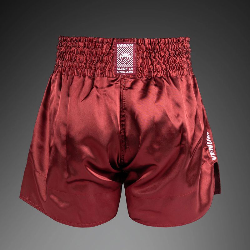 Pantaloni scurți de antrenament pentru bărbați Venum Classic Evo Muay Thai burgundy 2