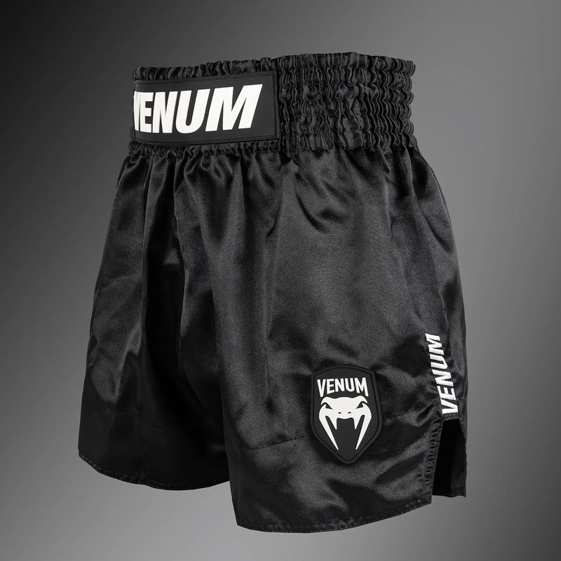Pantaloni scurți de antrenament pentru bărbați Venum Classic Evo Muay Thai black/white 3