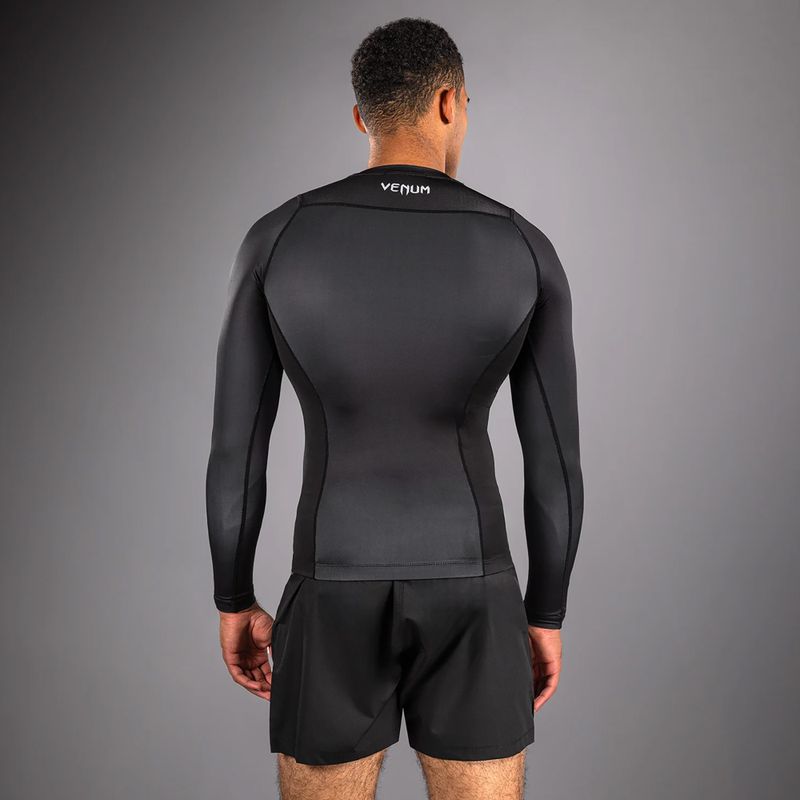 Rashguard longsleeve pentru bărbați Venum No Gi Rashguards black/silver grey 3