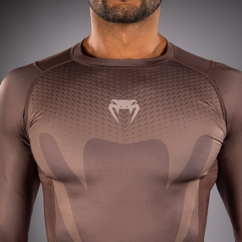 Rashguard longsleeve pentru bărbațiVenum No Gi Rashguards chocolate brown 4