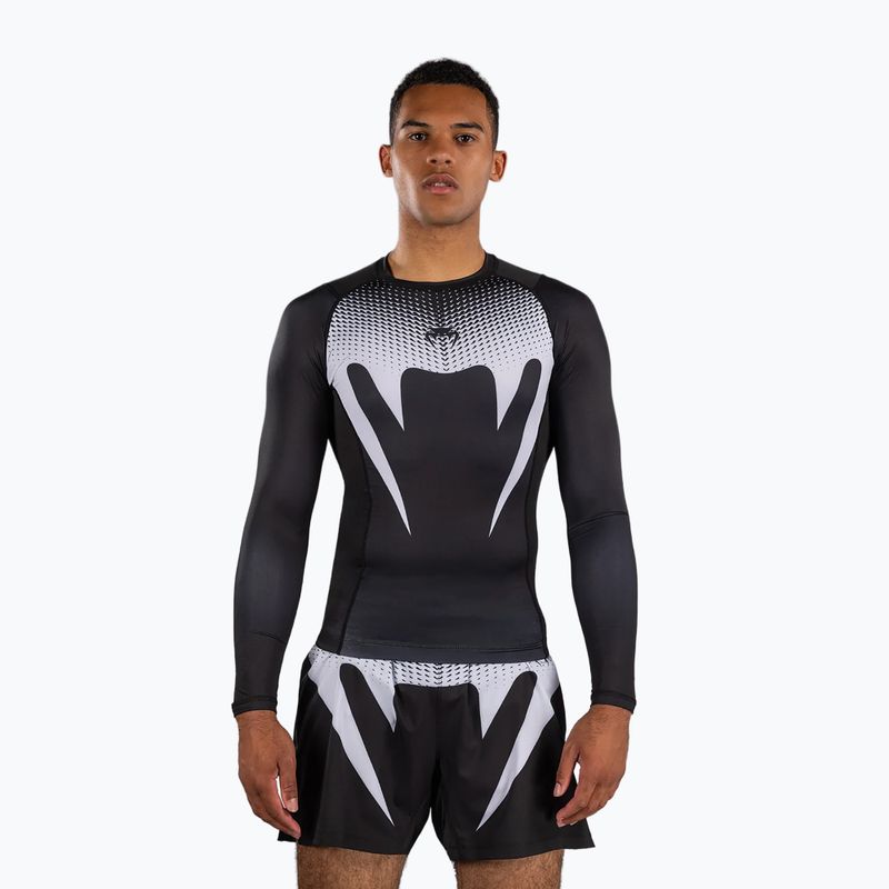 Rashguard longsleeve pentru bărbați Venum No Gi Rashguards black/white