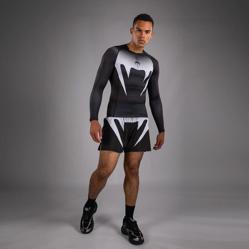 Rashguard longsleeve pentru bărbați Venum No Gi Rashguards black/white 2