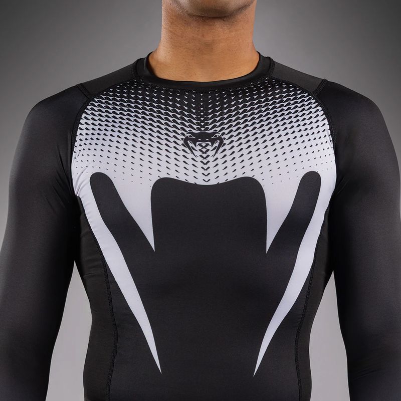 Rashguard longsleeve pentru bărbați Venum No Gi Rashguards black/white 6