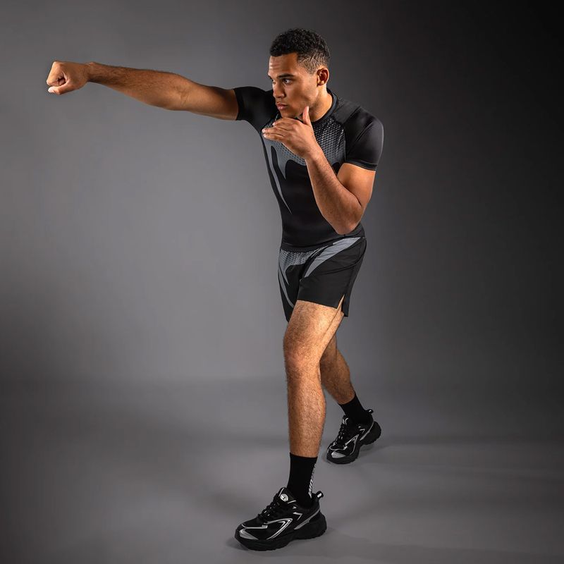 Rashguard pentru bărbați Venum No Gi Rashguards black/silver grey 5