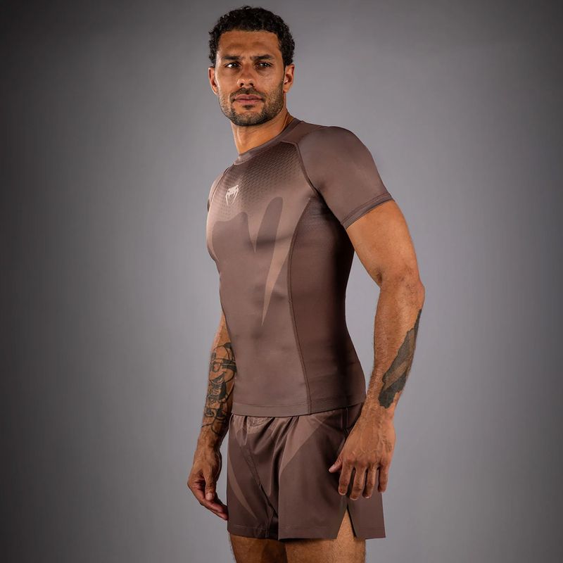 Rashguard pentru bărbați Venum No Gi Rashguards chocolate brown 4