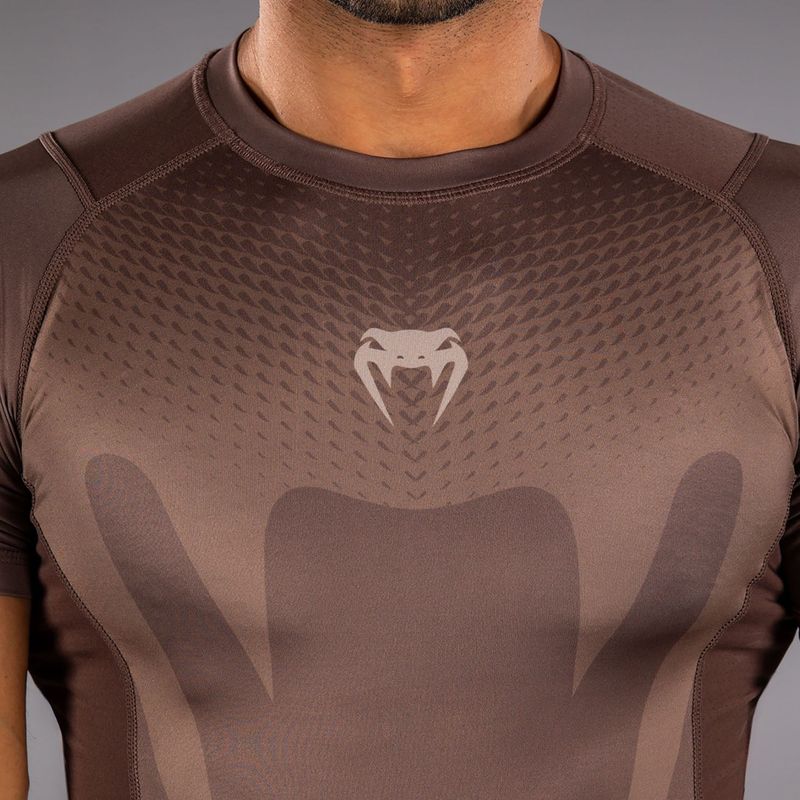 Rashguard pentru bărbați Venum No Gi Rashguards chocolate brown 5