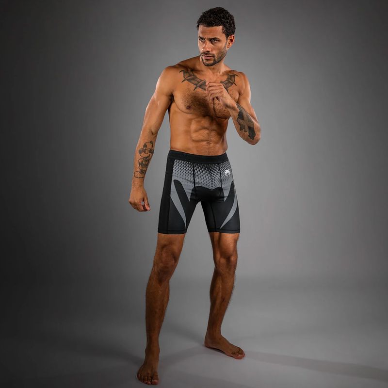 Pantaloni scurți de antrenament pentru bărbați Venum No Gi Vale Tudo black/silver grey 2