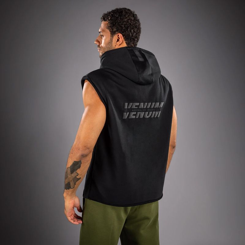Bluză pentru bărbați Venum Divide Sleeveless Hoodie black 3