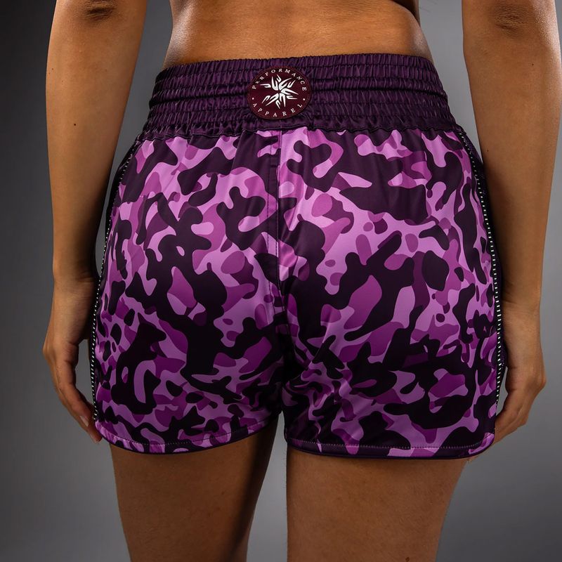 Pantaloni de antrenament pentru femei Venum Iris Muay Thai plum/pink 5