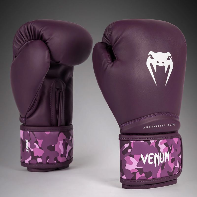 Mănuși de box pentru femei Venum Iris Boxing plum/pink 2