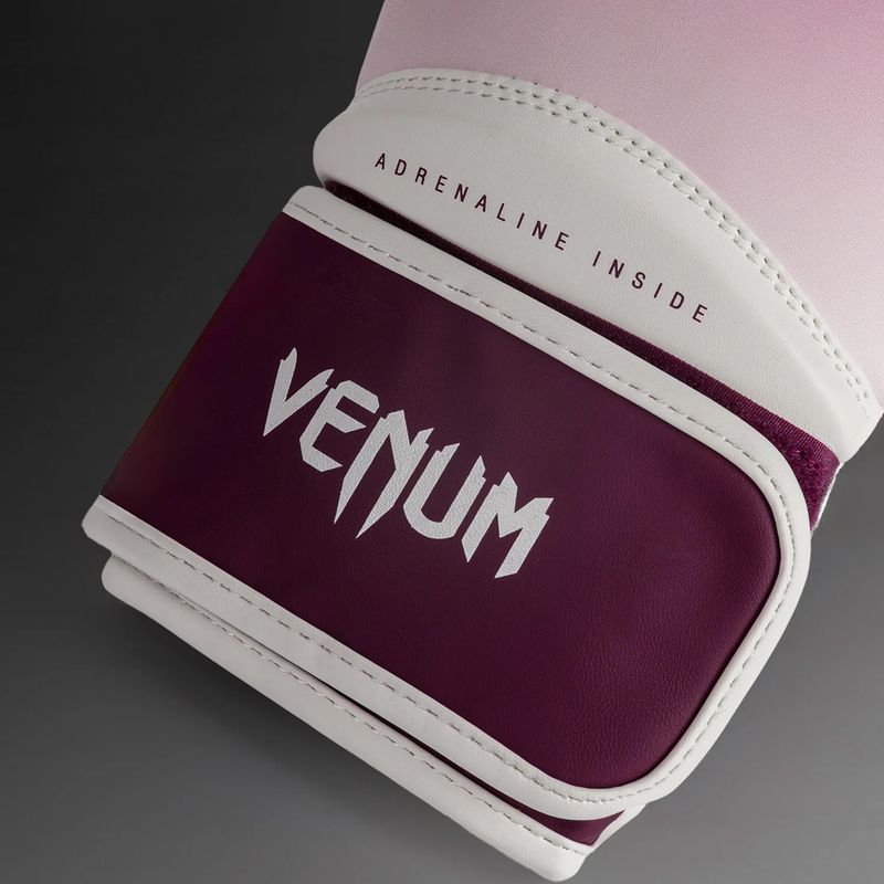 Mănuși de box pentru femei Venum Iris Boxing plum/white 6
