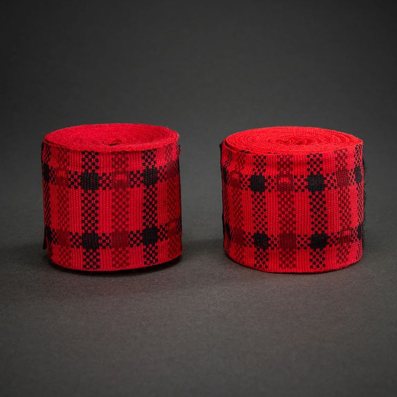 Bandaje de box Venum Tartan Handwraps 400 cm fury red 2